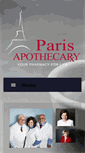 Mobile Screenshot of paris-apothecary.com