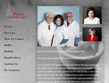 Tablet Screenshot of paris-apothecary.com